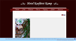 Desktop Screenshot of hotel-kurfuerst-kamp.de